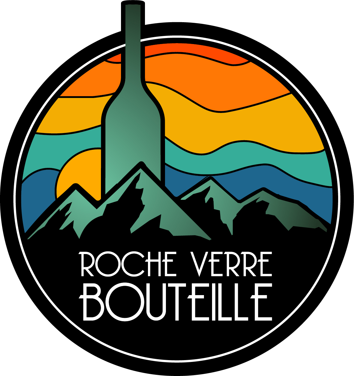 ROCHE VERRE BOUTEILLE
